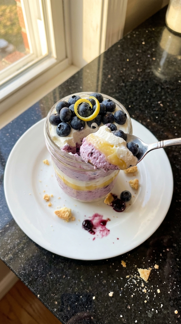 Blueberry Lemon Whipped Cream Delight