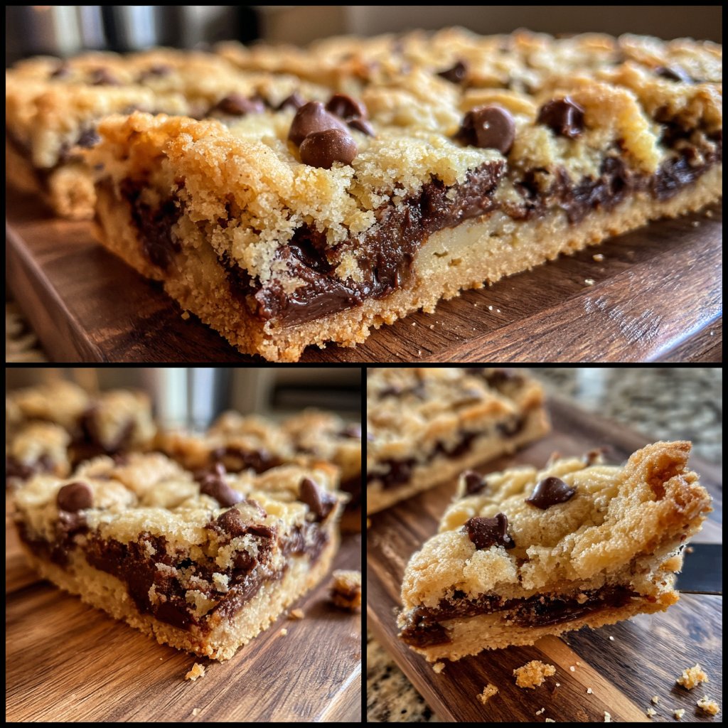 Cheesecake Chocolate Chip Cookie Bars