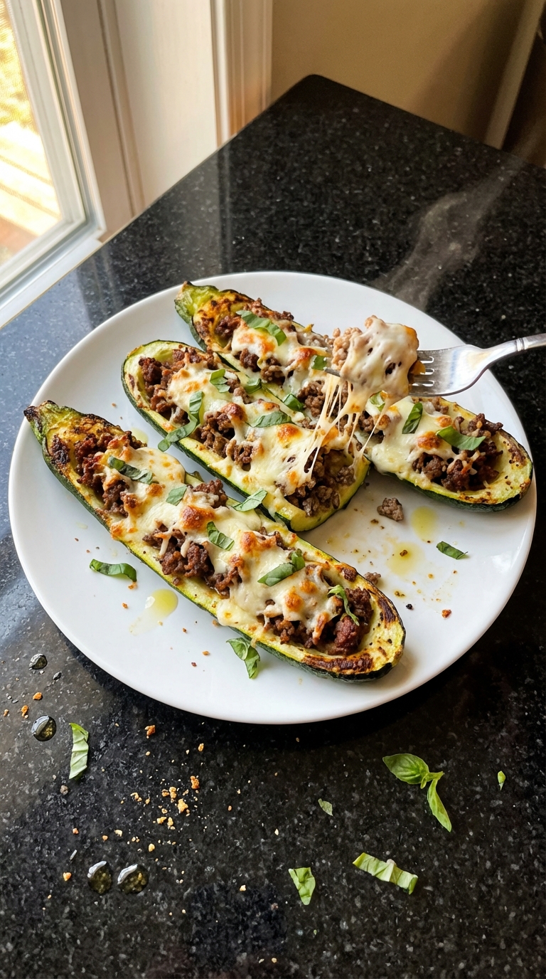 Keto Friendly Zucchini Boats