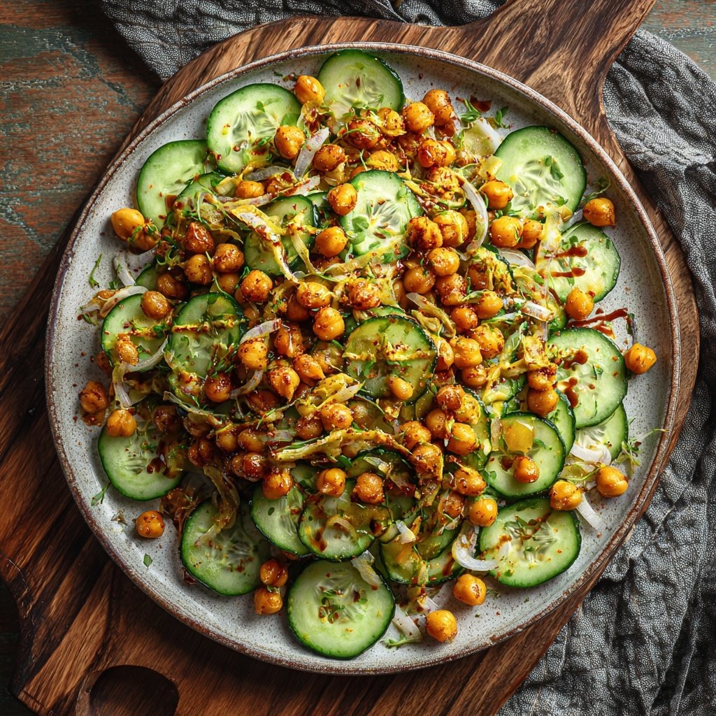 Chickpea and Cucumber Salad