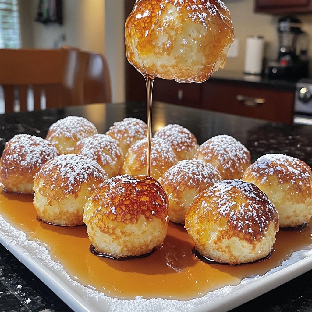 Easy Breakfast Pancake Poppers
