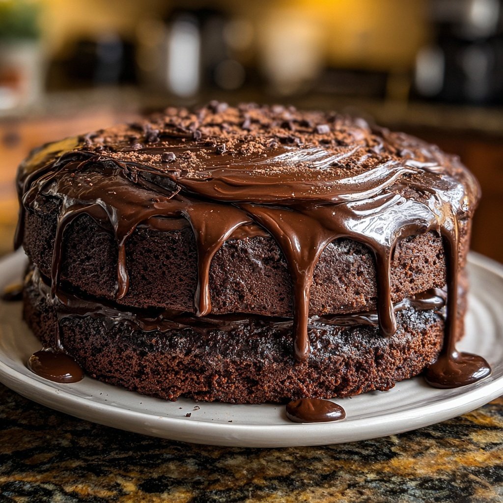 Rich Chocolate Cake Ganache
