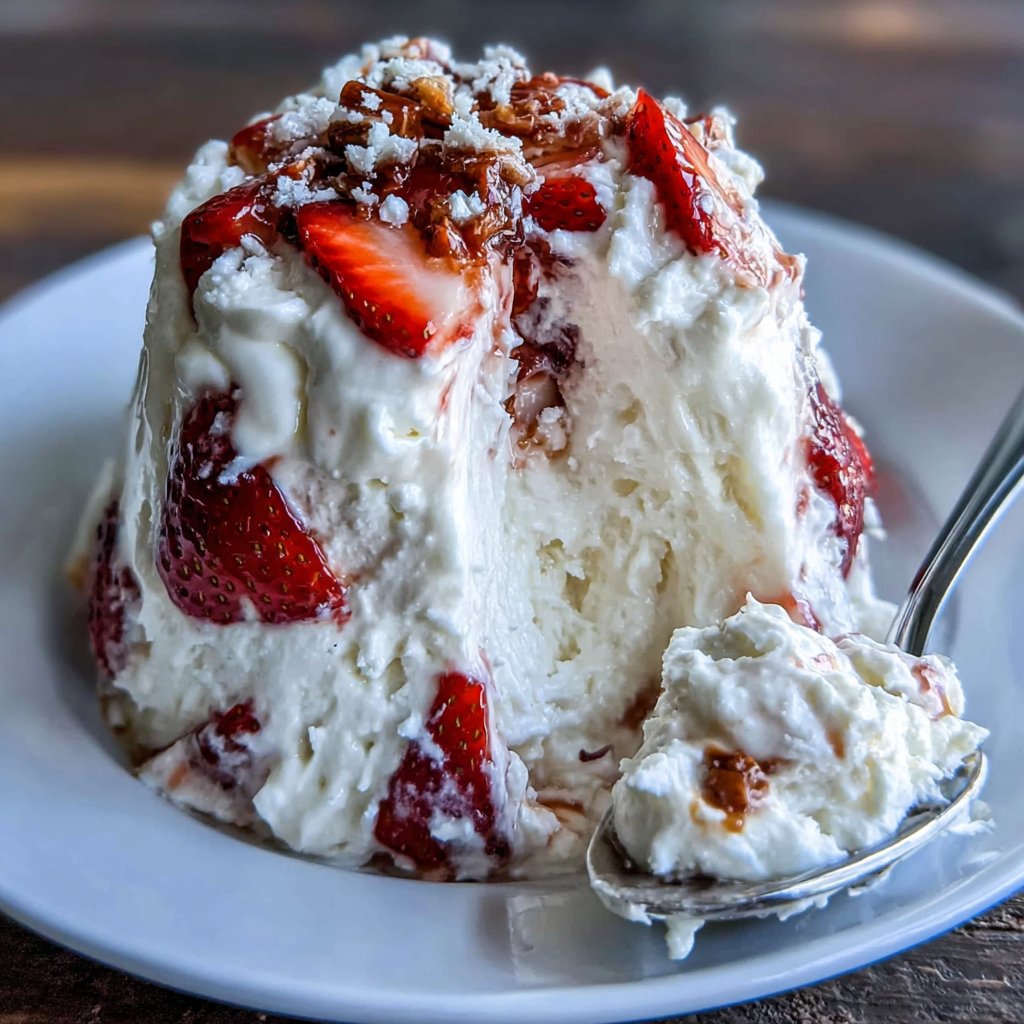 Fluffy Strawberry Angel Delight