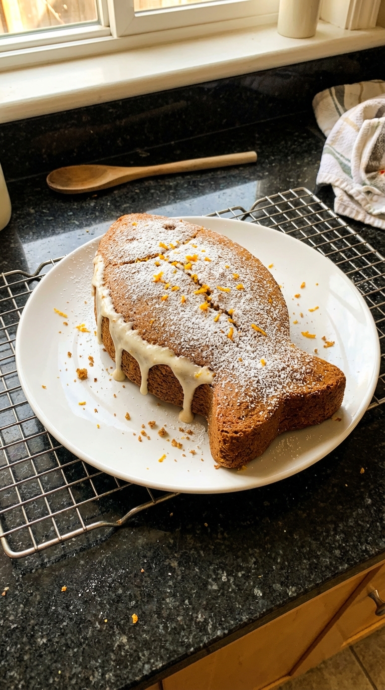 Cardamom Spice Pisces Cake