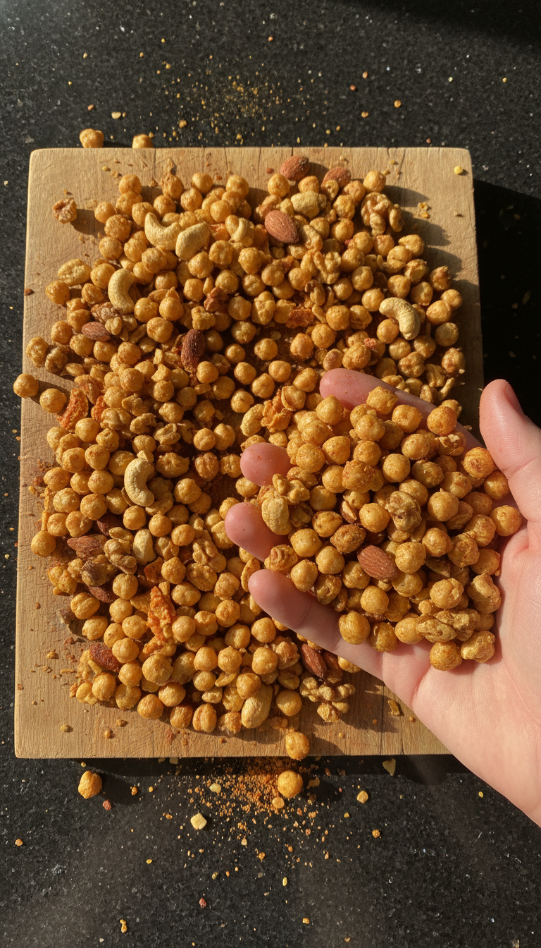 Crunchy Chickpea Snack Mix
