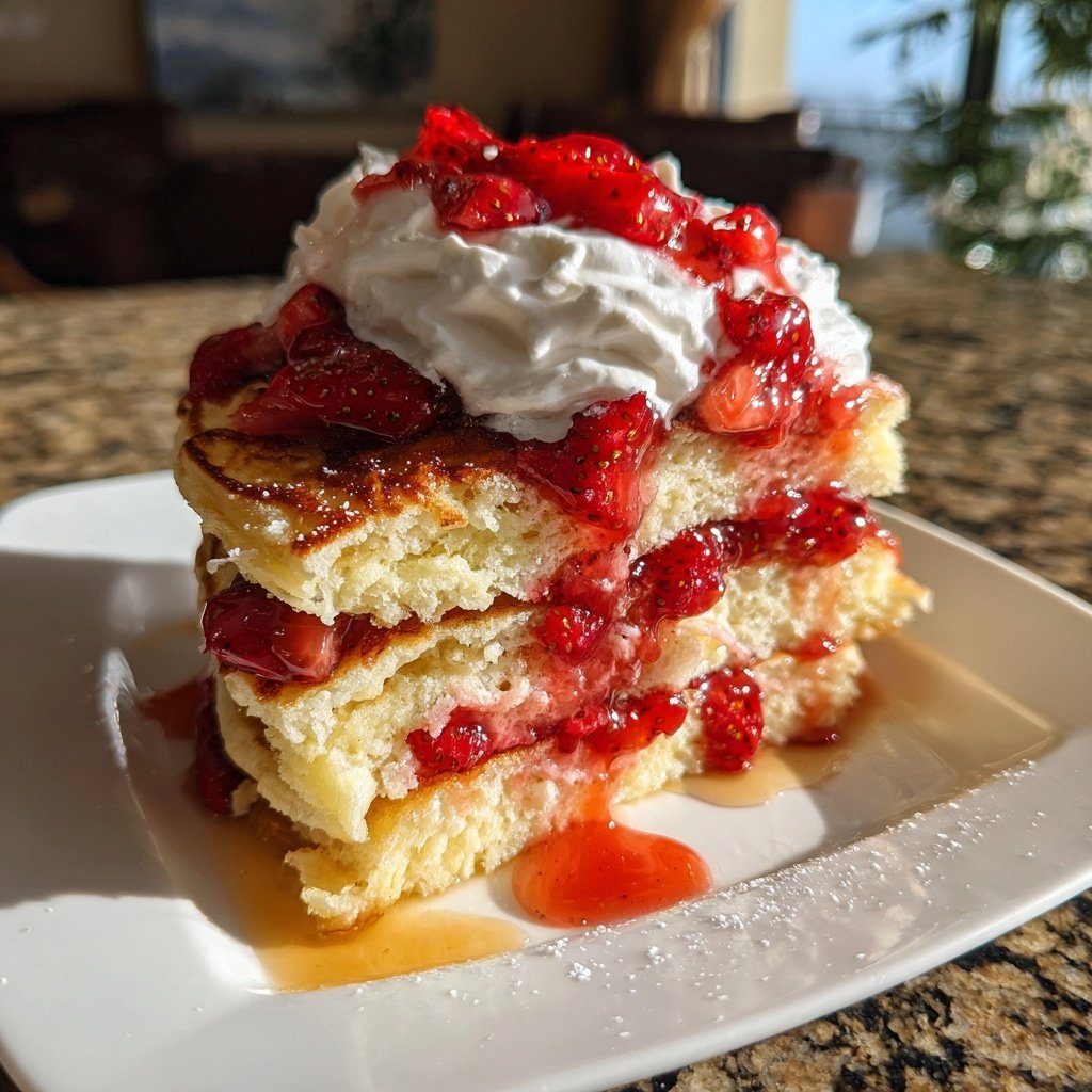 Strawberry Shortcake Pancakes