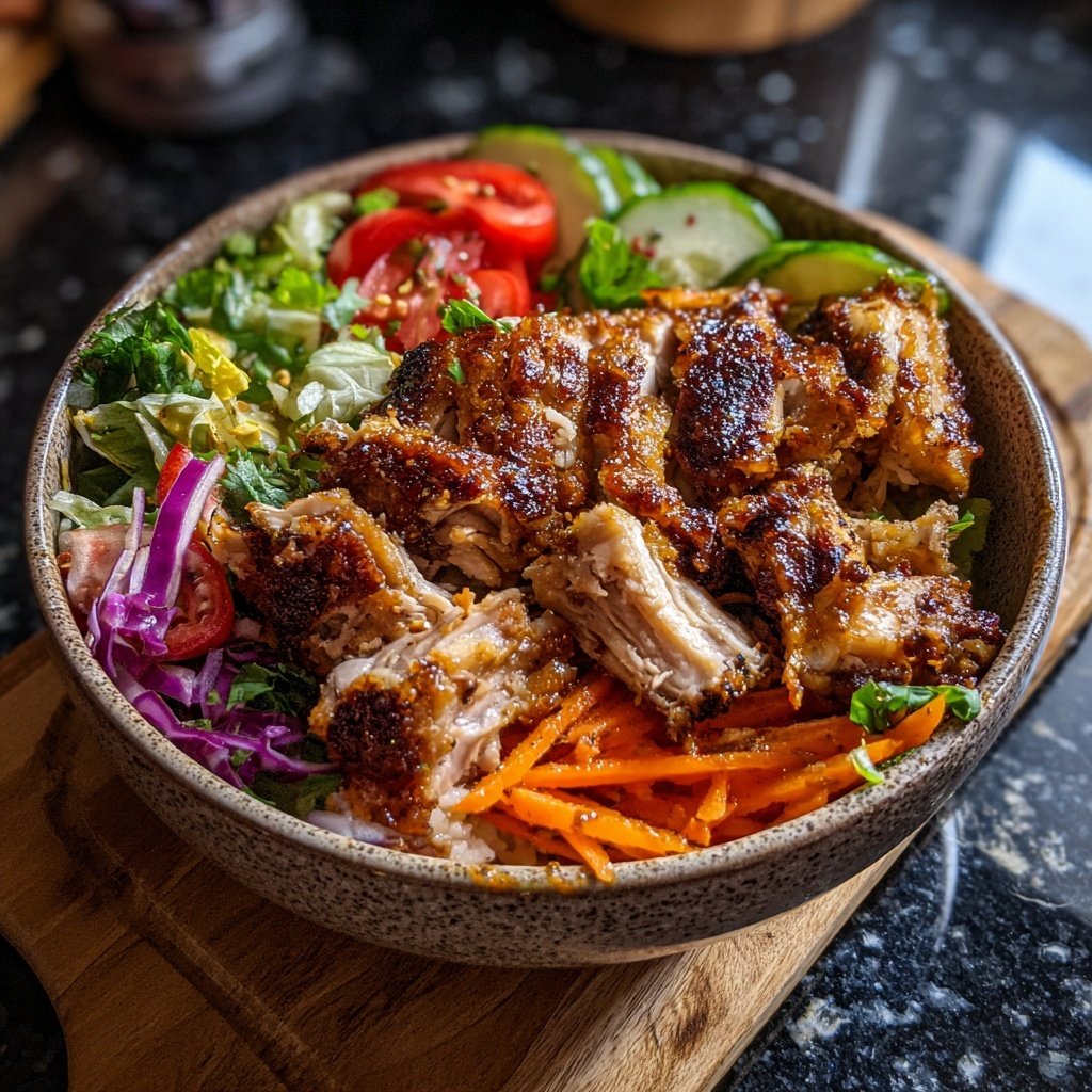 Flavorful BBQ Chicken Soul Bowl