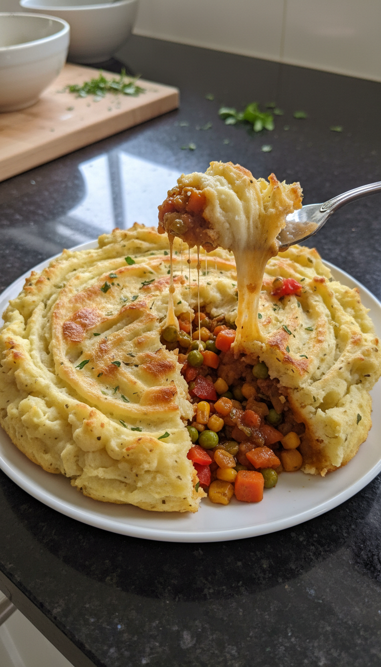 Vegetarian Shepherd's Pie Variation