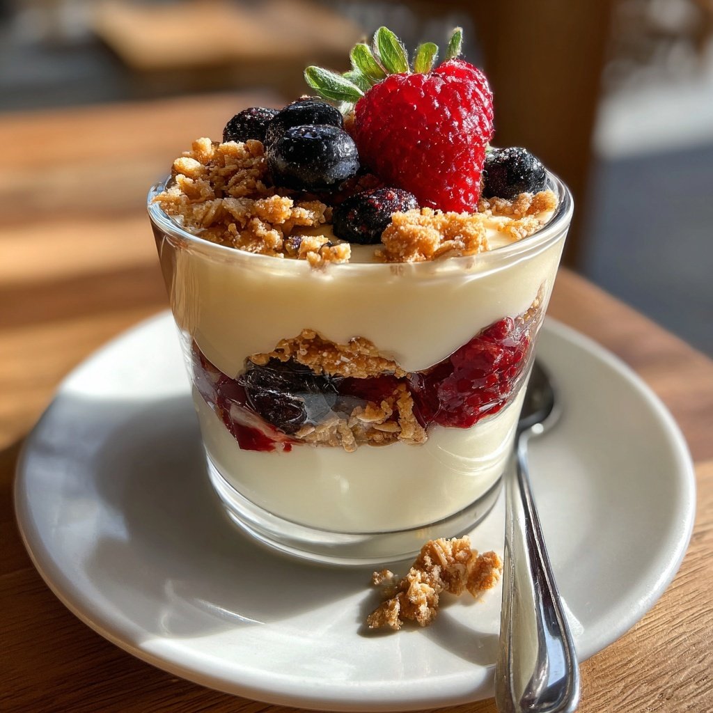 Maple Vanilla Yogurt Parfait
