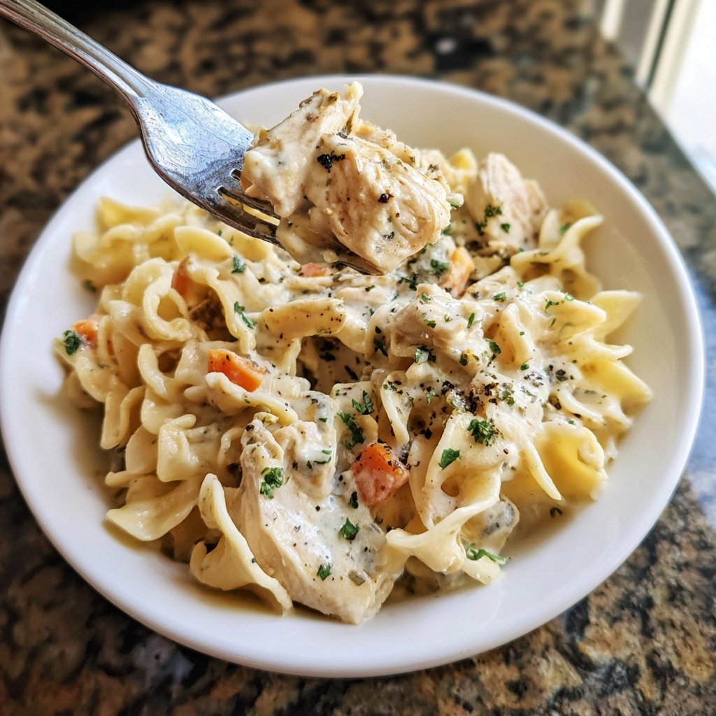 Slow Cooker Chicken and Noodles