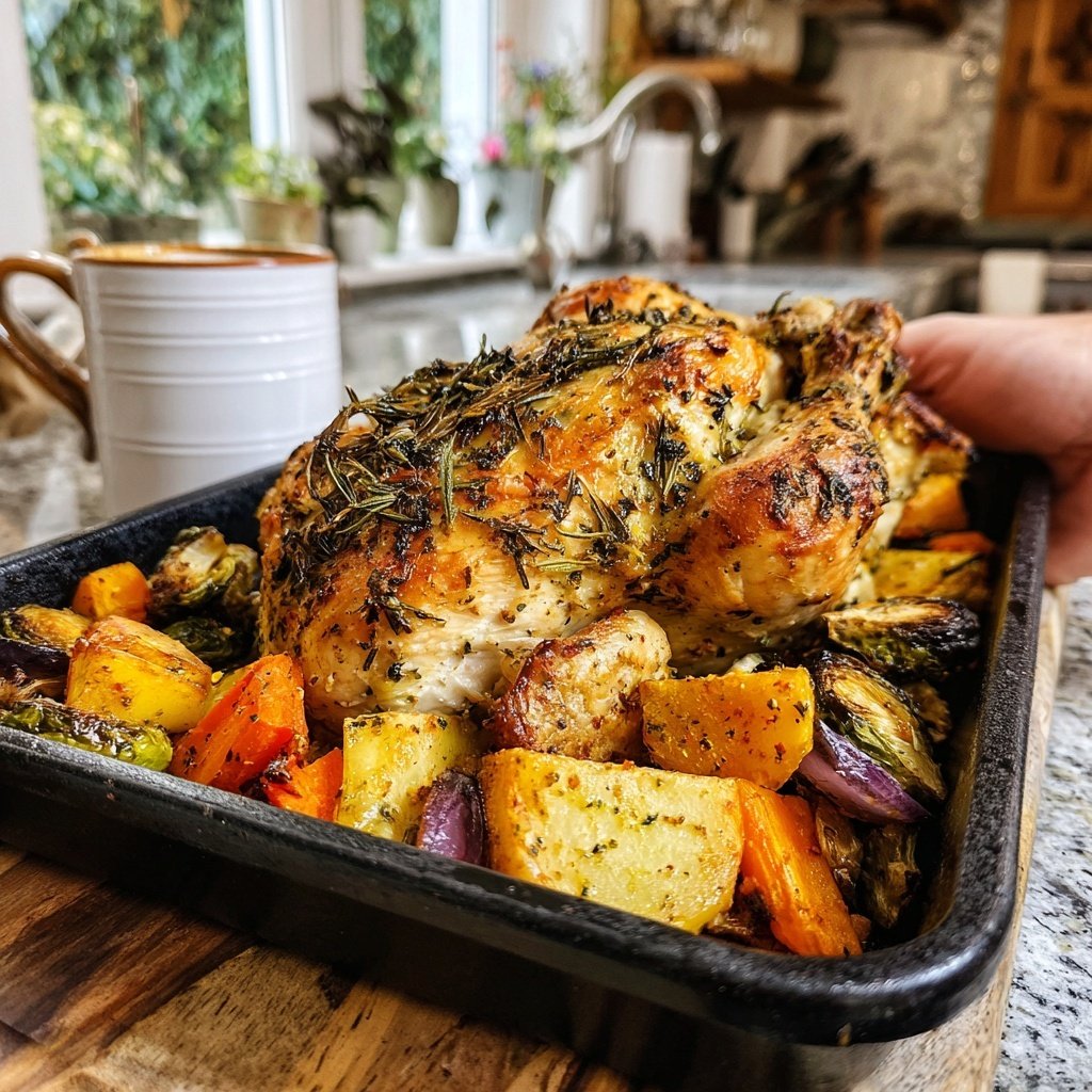 Sheet Pan Chicken Roasted Vegetables