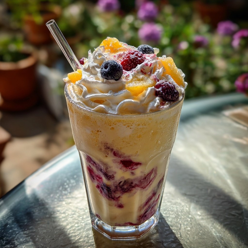 Fruity Summer Vanilla Frappe