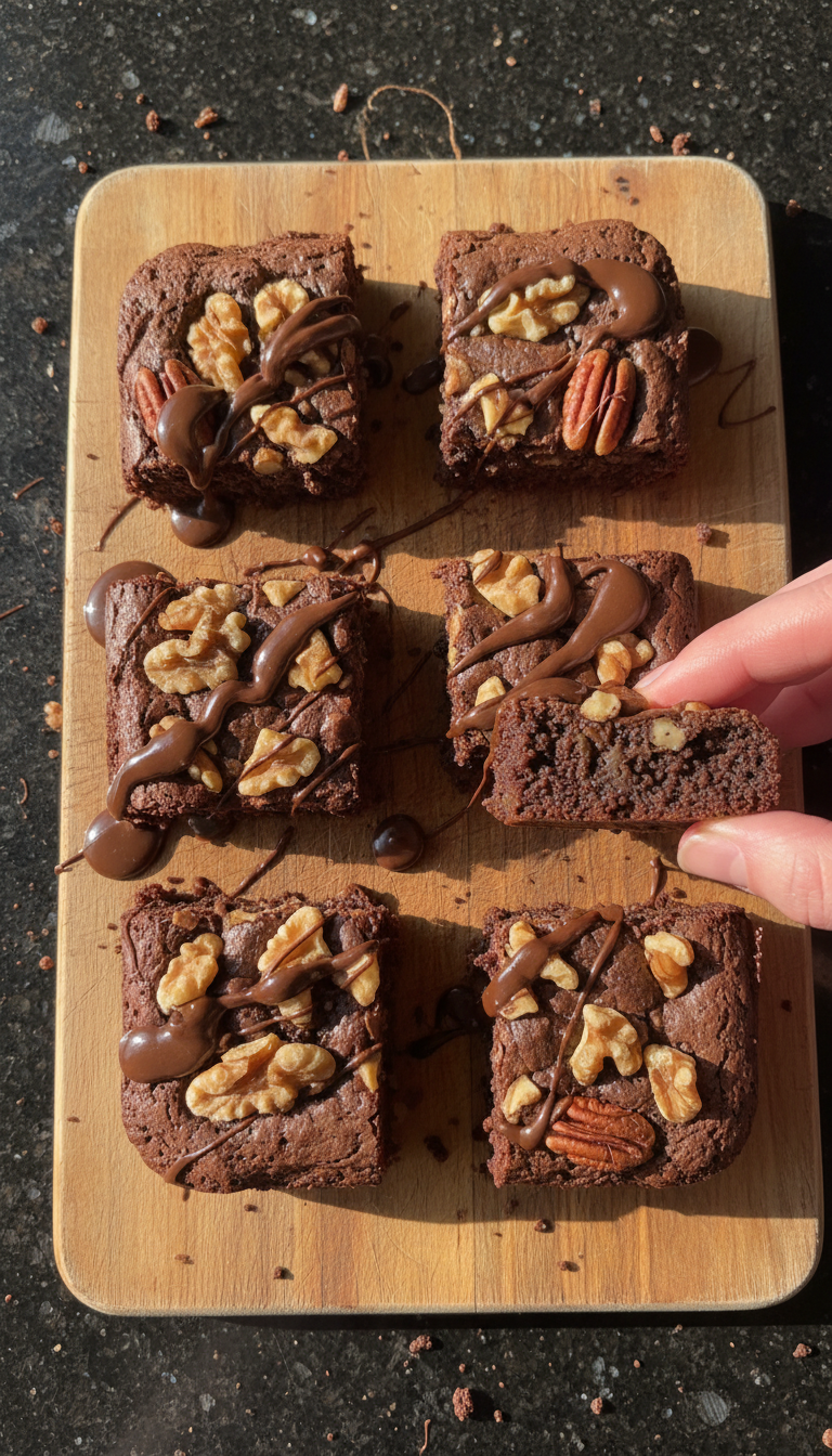 Nutty Brownie Sourdough Bites