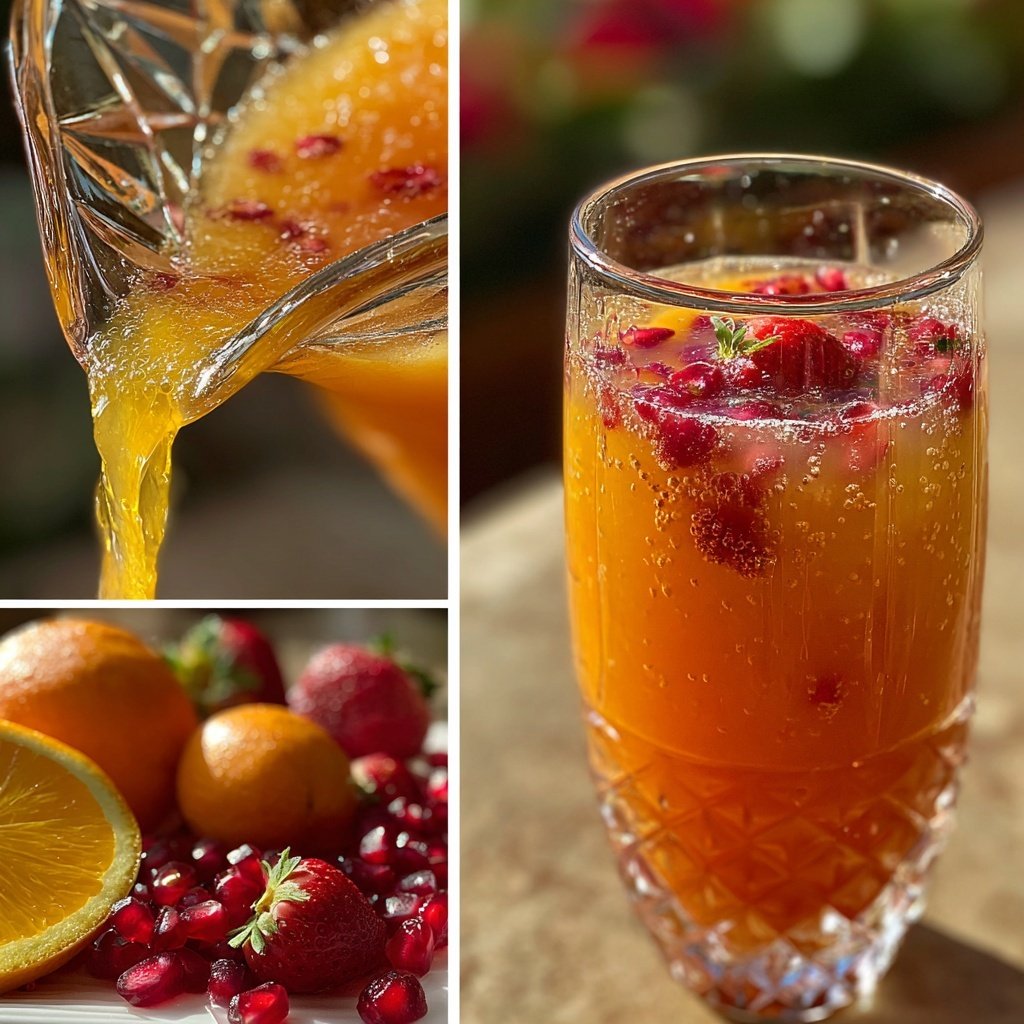 Festive Prosecco Punch Cocktail Recipe