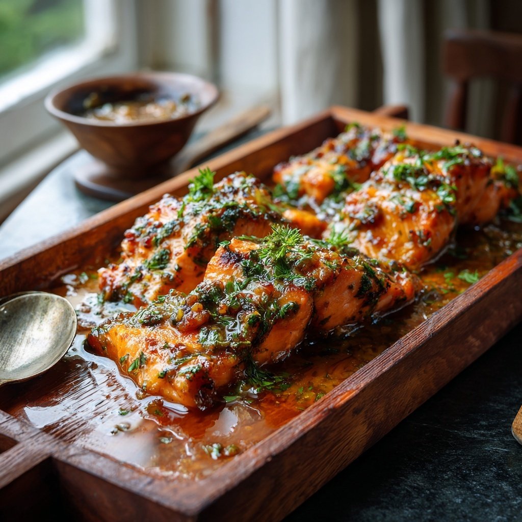 Apricot Mustard Salmon Marinade