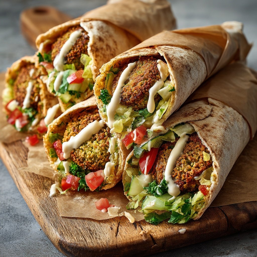 Mediterranean Falafel Wraps
