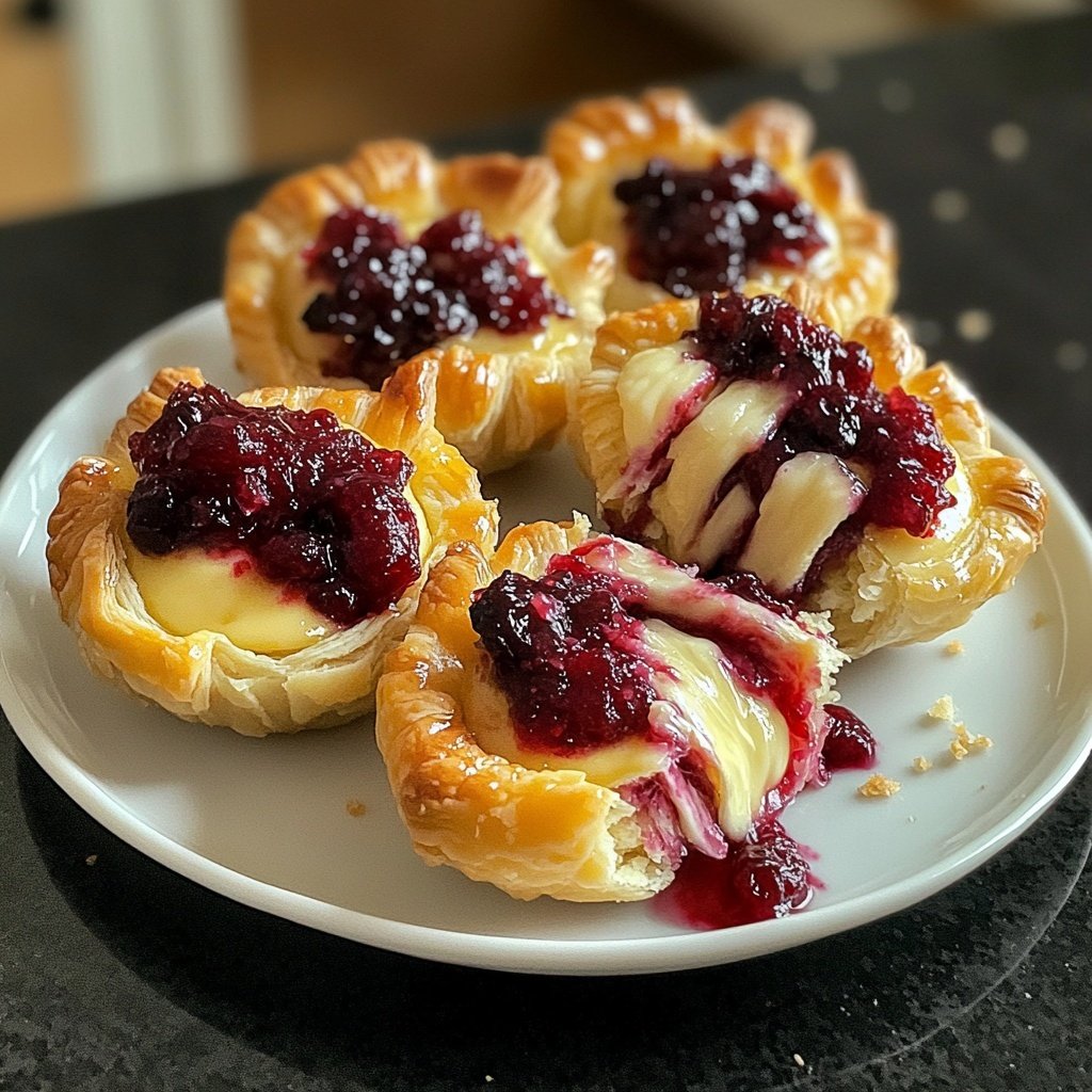 Mini Cranberry Brie Bites