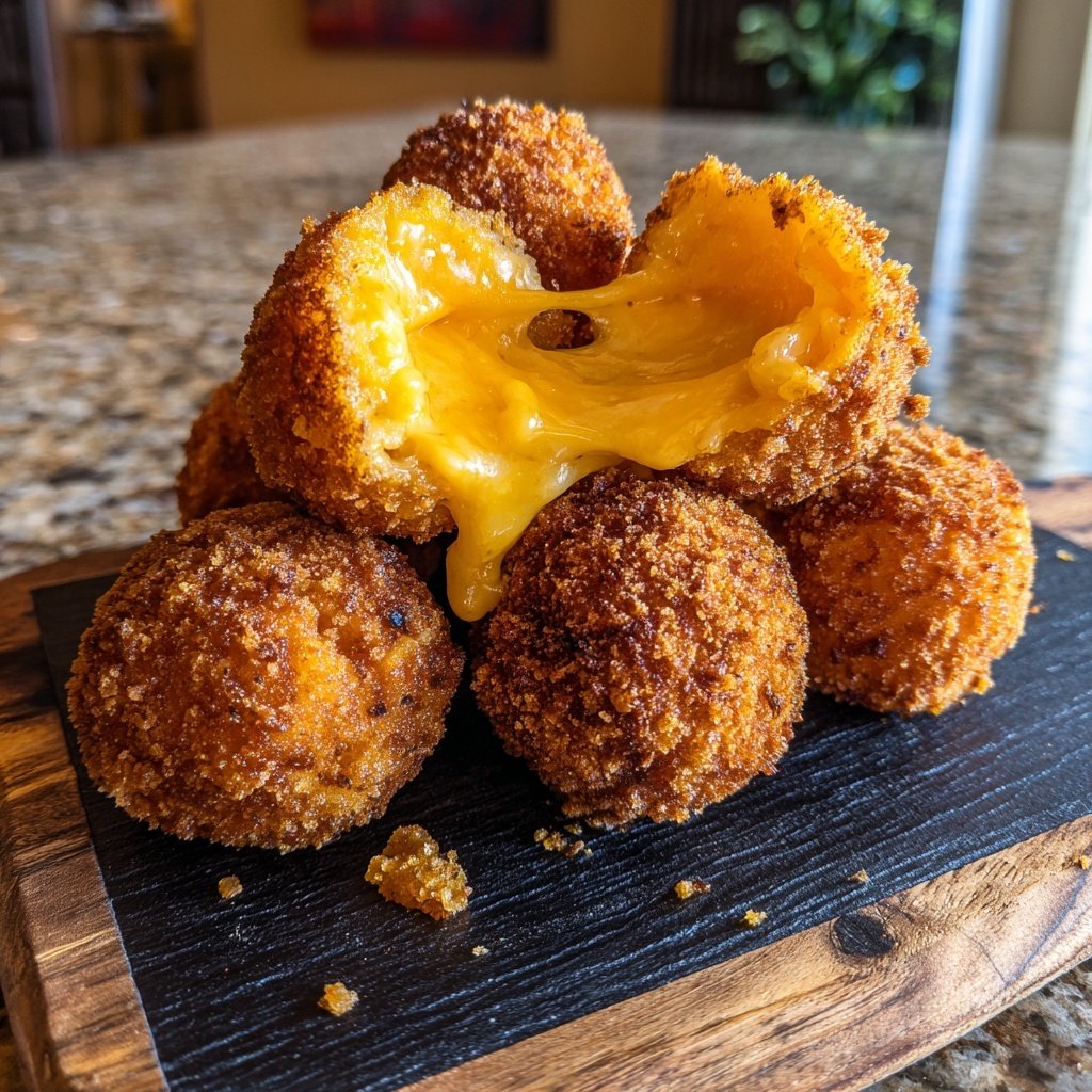 Deep Fried Cheese Fondue