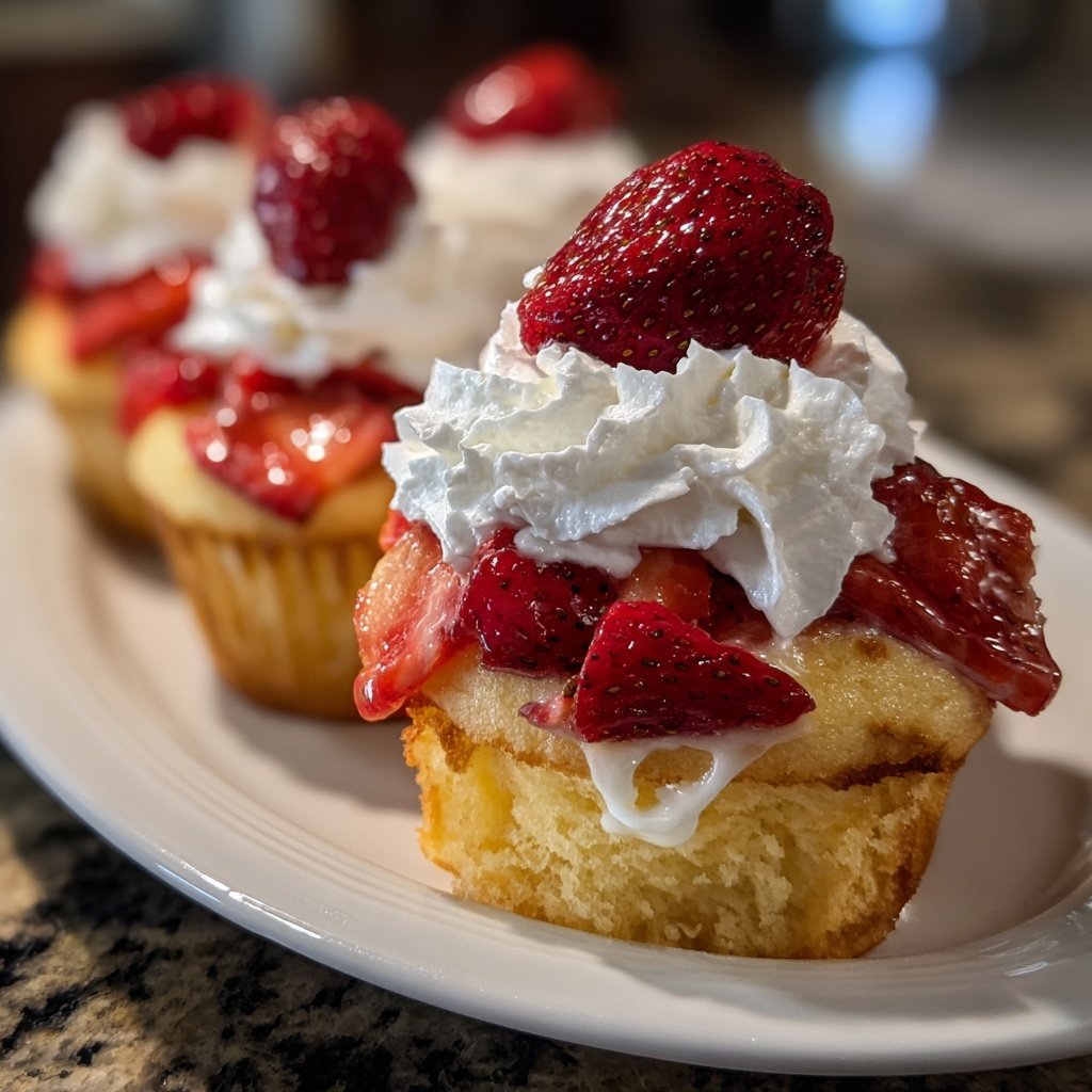 Strawberry Shortcake Cupcakes