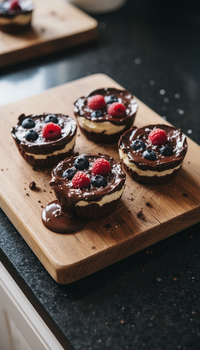 Cacao & Berry Chocolate Cups