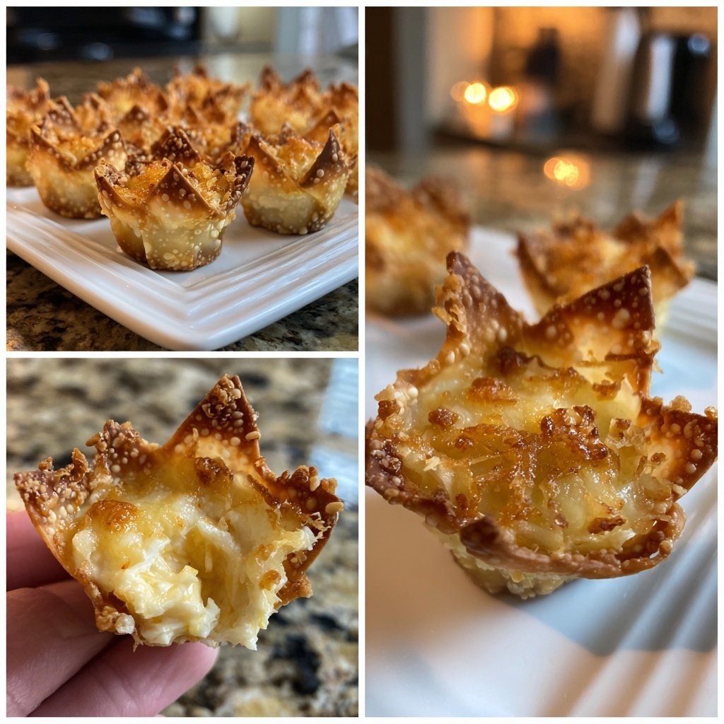 Crab Rangoon Cups Wonton