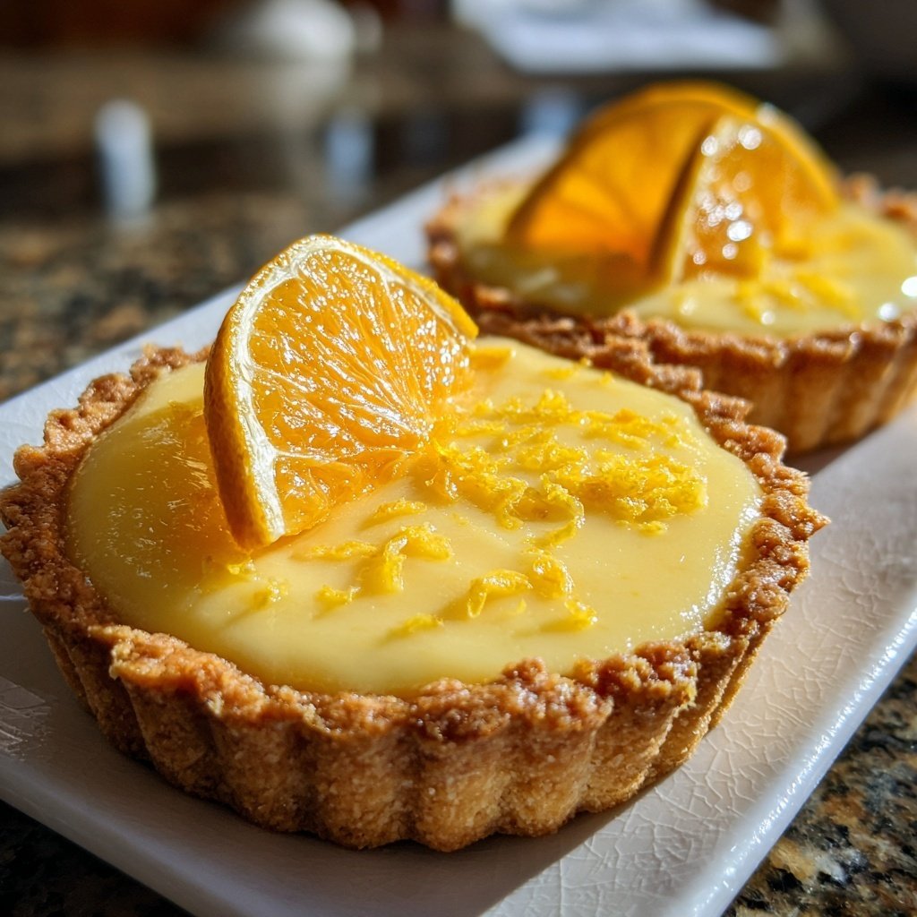 Meyer Lemon Curd Tartlets