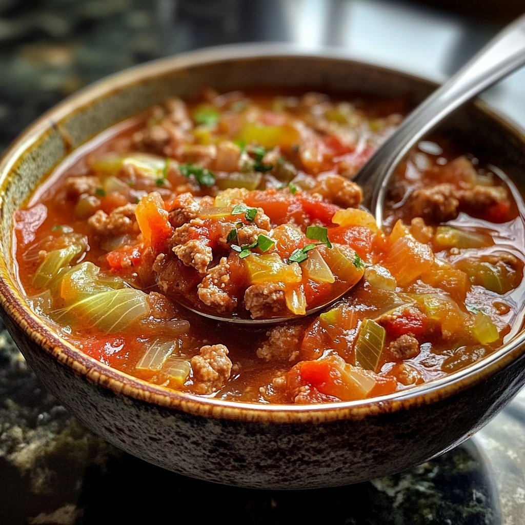 Unstuffed Cabbage Soup